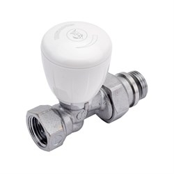 Хромированный прямой клапан Giacomini R6TG - фото 16949042