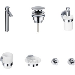 Высокий смеситель для накладной раковины Wellsee ICON! for life - фото 16949086