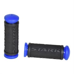 Грипсы MTB 95 мм, резина, синий\черный Stark HQ-0013971 - фото 16950554