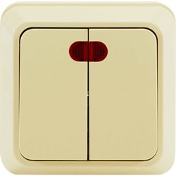 Двухклавишный выключатель Jilion 9533417 - фото 16951401