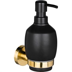 Настенный дозатор для жидкого мыла Moroshka Oro Nero - фото 16953228