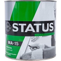 Масляная краска по металлу дереву бетону Радугамалер МА-15 STATUS - фото 16953298