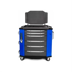 Инструментальная тележка Toollbox premium ТВР-6 RAL 5005 - фото 16955194