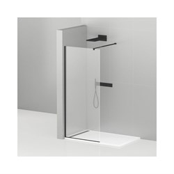 Душевая перегородка Cezares LIBERTA-L-1-105-C-NERO - фото 16956525