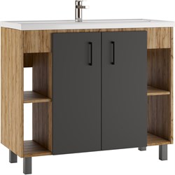 Тумба под умывальник Фостер 100 Домино Craft - фото 16956675