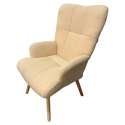 Кресло BRABIX Soft LC-305, фактурная ткань букле (экомех), кремовое, 533146 - фото 16959738