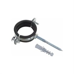 Металлический хомут СВК 20-25 1/2 дюйма гайка М8 - фото 16960853