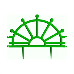 Декоративный заборчик Дачная мозаика Штурвал - фото 16964681