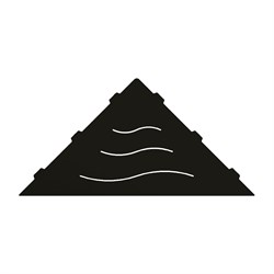 Полка RGW MT-12B/черная волна, металл 1,5 мм - фото 16965151