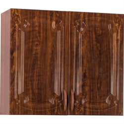 Шкаф для посуды SANTREK 80 кедр (ГЛЯНЕЦ) фасад МДФ - фото 16967390