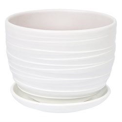 Керамический горшок Вещицы рельеф - фото 16968376