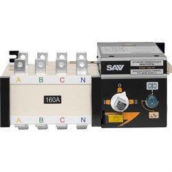 Реверсивный рубильник SAV SHIQ5-160/4P - фото 16993243