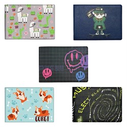 Обложка для удостоверения, пропуска, студенческого билета АССОРТИ, 77х214 мм, принт, кожзаменитель, ДПС, 6000 - фото 17000911