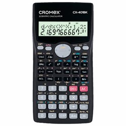 Калькулятор инженерный CROMEX (КРОМЕКС) CX-401BK (155х80 мм), 401 функция, 10+2 разрядов, черный, 273833 - фото 17000939