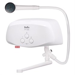 Водонагреватель проточный электрический BALLU 3-Logic TS, ненапорный, 5,5 кВт, 3,1 л/м, кран + душ, НС-1588893 - фото 17001081