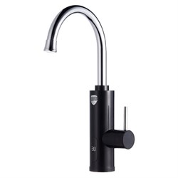 Водонагреватель проточный электрический ROYAL THERMO QuickTap, 3,3 кВт, 1,48 л/м, кран, черный, НС-1588899 - фото 17001082