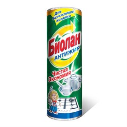 Чистящее средство 400 г, БИОЛАН "Антижир", порошок, 30-6 - фото 17006722