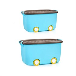 Большой набор ящиков для хранения Homium set2boxbig0001blue - фото 17014574