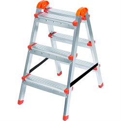 Двухсторонняя стремянка ZALGER 9901-03 - фото 17014893