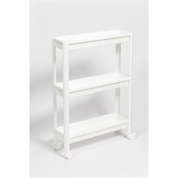 Узкая трехярусная этажерка Violet VIKEA - фото 17016458