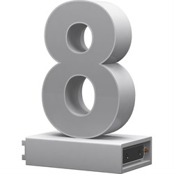 Светодиодная цифра ABCMIX 8 - фото 17016785