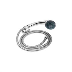Набор для душа ZEIN шланг 150 см, держатель, гайки металл, лейка 1 режим - фото 17019135