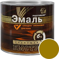 Алкидно-уретановая быстросохнущая краска для пола Радугамалер 4650001276483 - фото 17021069
