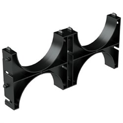 Тройной кластер держатель для труб 110 мм ООО МеталлТоргСтрой Кл500 110-2 - фото 17021549