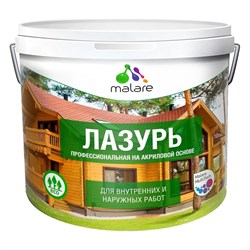 Лессирующая акриловая лазурь-антисептик для дерева MALARE 2036770723908 - фото 17021657