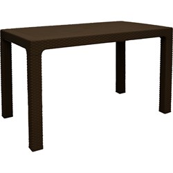 Стол прямоугольный HENIVER RATTAN 70х120 см - фото 17022270