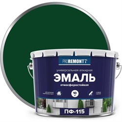 Эмаль Proremontt ПФ-115 Зеленый 10 кг 9591482 - фото 17024614