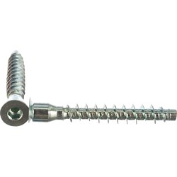 Оцинкованный винт-конфирмат Саморезик 7х50 (150 шт.) - фото 17025873