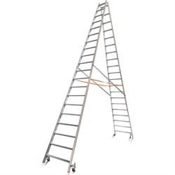 Передвижная стремянка Эйфель Комфорт - Профи 220 Роллер - фото 17026622