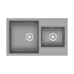 Кухонная мойка GRANULA GR-8201 базальт - фото 17026880