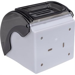 Тонированный диспенсер для туалетной бумаги в стандартных рулонах LAIMA 605044 - фото 17028318