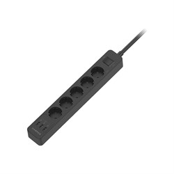 Сетевой фильтр-удлинитель Harper UCH-550 Black - фото 17030517