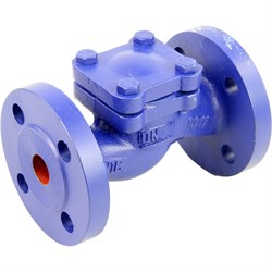 Чугунный фланцевый обратный подъемный клапан DN.ru 287a - фото 17033463