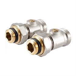 Прямой шаровой узел нижнего подключения радиатора Profactor ЕК PF RVS 612 - фото 17042301