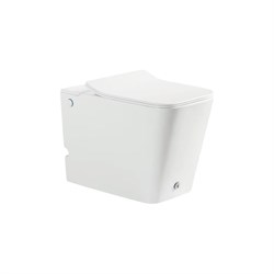 Безободковый напольный приставной унитаз Santi Line SL-5033 - фото 17047776