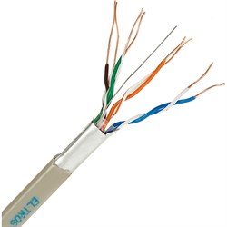 Кабель витая пара ELTROS FTP-5е 4x2х24 AWG, бухта 305м - фото 17051794