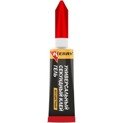 Универсальный секундный клей-гель KERRY SUPER GLUE GEL - фото 17063673