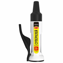 Клей секундный "HQ" суперклей УЛЬТРАПРОЧНЫЙ, ДОЗАТОР + 2 иглы для точечных работ, RABBITEX (РАББИТЕКС) "ДВА СЛОНА", 609807 - фото 17067393