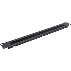 Металлический горизонтальный кабельный органайзер Cabeus SH-J004A-BK - фото 17068795