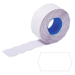 Этикет-лента 22Х12 мм, волна, белая, КОМПЛЕКТ 10 рулонов по 1000 этикеток, 117548 - фото 17072643