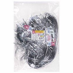 Дождик новогодний, КОМПЛЕКТ 5 штук, ширина 10 см, длина 2 м, серебристый, ЗОЛОТАЯ СКАЗКА, 592290 - фото 17073555