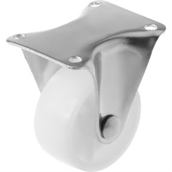 Мебельное полиэтиленовое неповоротное колесо А5 1000142 - фото 17074103