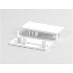 Заглушка глухая для Г-образного профиля GOLA 8006 №23 (белый)(L+R) ООО "ГАРД" 01-00008586 - фото 17081118