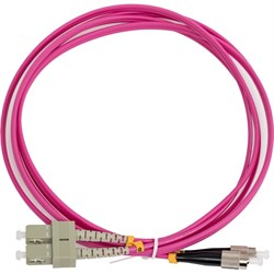 Оптический шнур Cabeus FOP-50-OM4-SC-FC-2m - фото 17081131