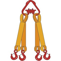 Четырехветвевой текстильный строп ТамбовТехСнаб 4СТ - фото 17082063