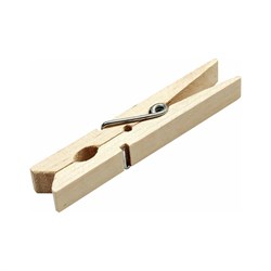 Деревянные прищепки для белья Рыжий кот PEG-W-S/24 - фото 17083077